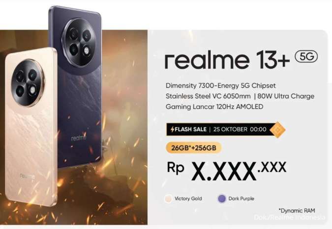 Bocoran Spesifikasi & Harga Realme 13+ 5G, Rilis di Indonesia 17 Oktober 2024