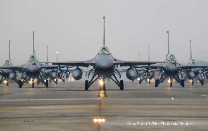 China Sering Kirim Pesawat Tempur, Taiwan Gelar Latihan Skenario Perang Udara