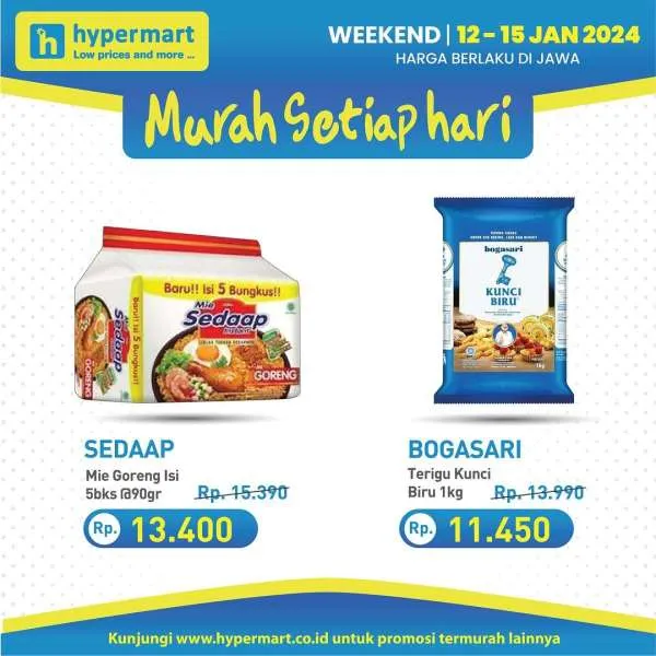 Promo JSM Hypermart Hyper Diskon Weekend Periode 12-15 Januari 2024