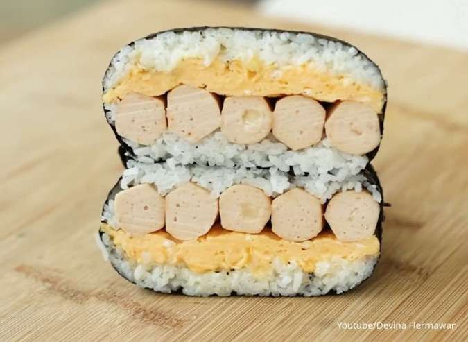 Resep Onigirazu Sosis Telur, Sushi Sandwich Simpel yang Bisa Dibawa Kemanapun