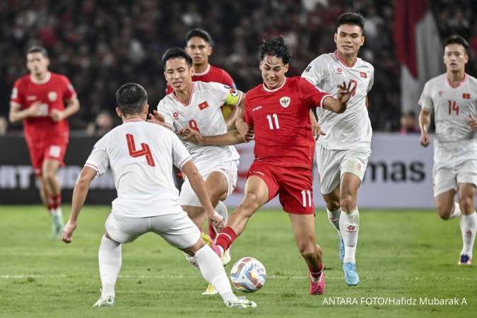Timnas Indonesia Unggul 2-0 Atas Vietnam di Babak Pertama