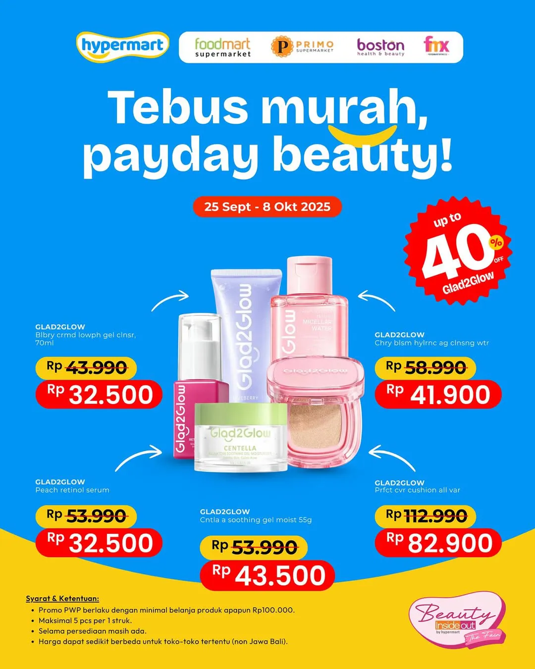 Promo Hypermart Payday Beauty Periode 25 September-8 Oktober 2025