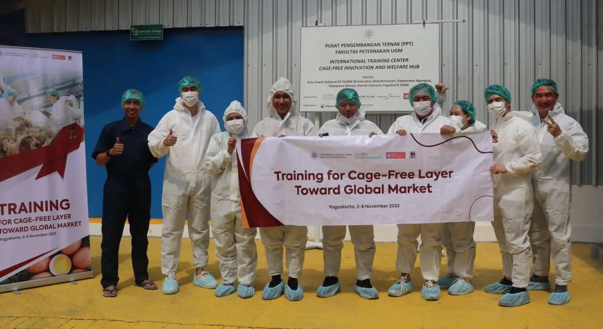  Super Indo Dukung Pelatihan Sistem Peternakan Ayam Bebas Sangkar bagi Pemasok Telur 