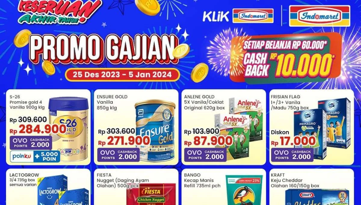 Promo Indomaret Gajian Terbaru di Akhir Desember, Berlaku di Jawa-Bali dan Lombok
