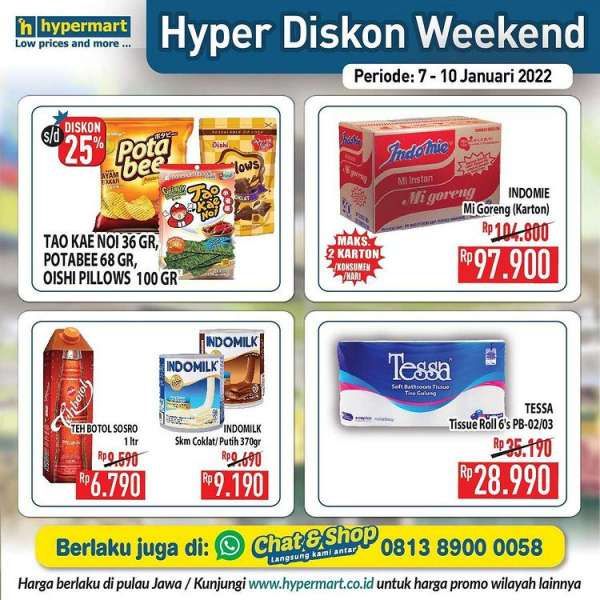 Promo JSM Hypermart Berlaku 7-10 Januari 2022