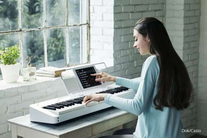 Casio menargetkan, dua seri produk piano digital terbaru berkontribusi 20% 
