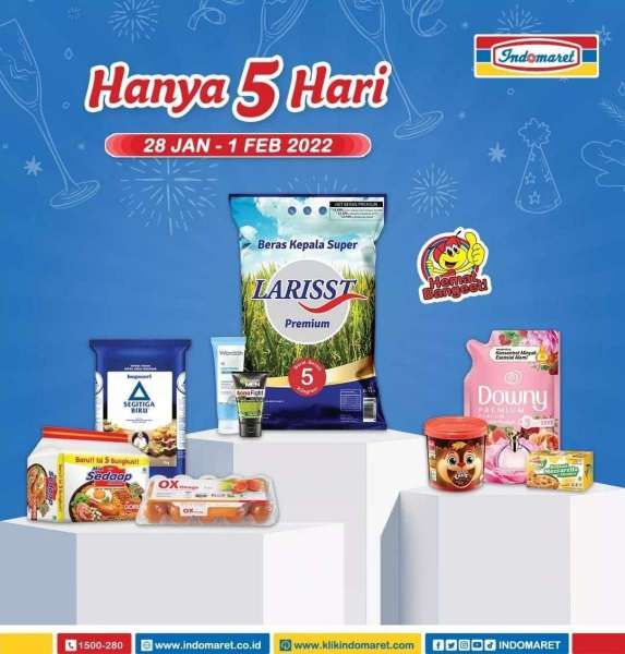 Katalog Promo Indomaret Hanya 5 Hari Periode 28 Januari-1 Februari 2022