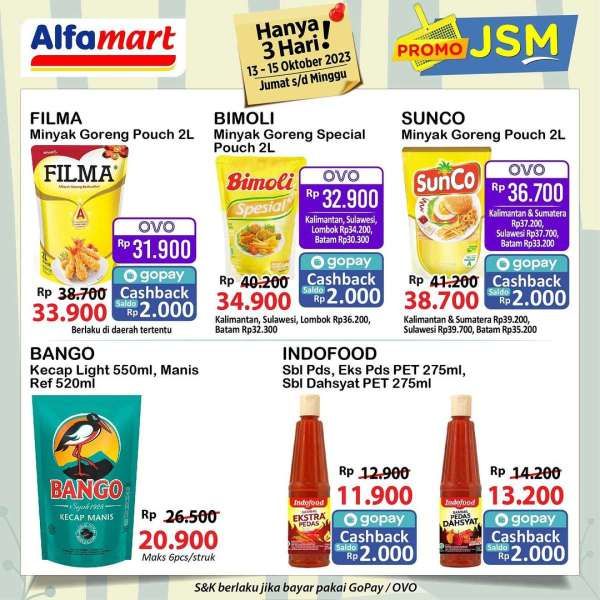 Katalog Promo JSM Alfamart Terbaru 13-15 Oktober 2023