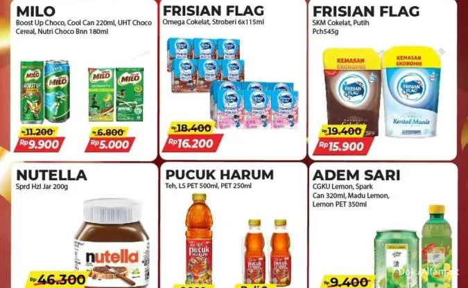 Promo Alfamart Paling Murah Sejagat 8-15 April 2025, Nutella Diskon Rp 13.400
