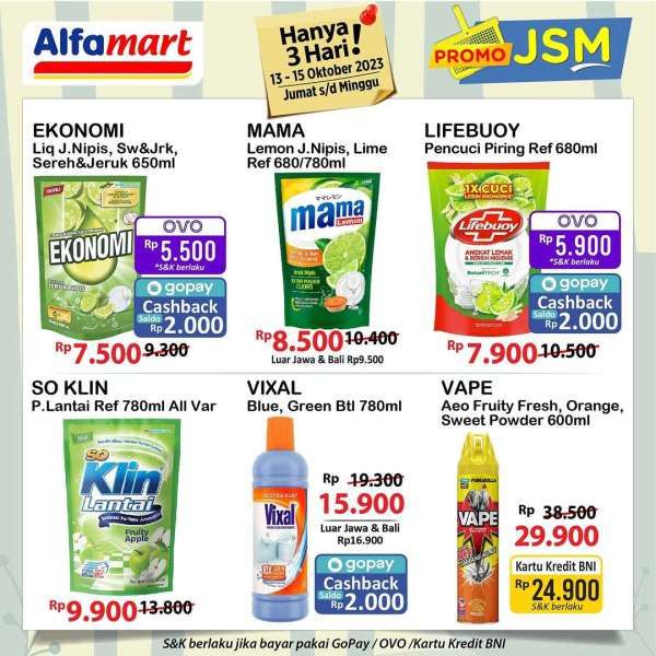 Katalog Promo JSM Alfamart Terbaru 13-15 Oktober 2023