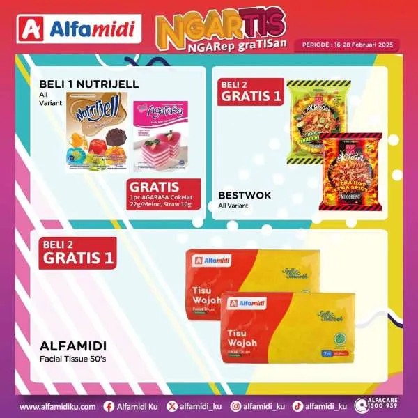 Promo Alfamidi Ngartis (Ngarep Gratisan) Periode 16-28 Februari 2025