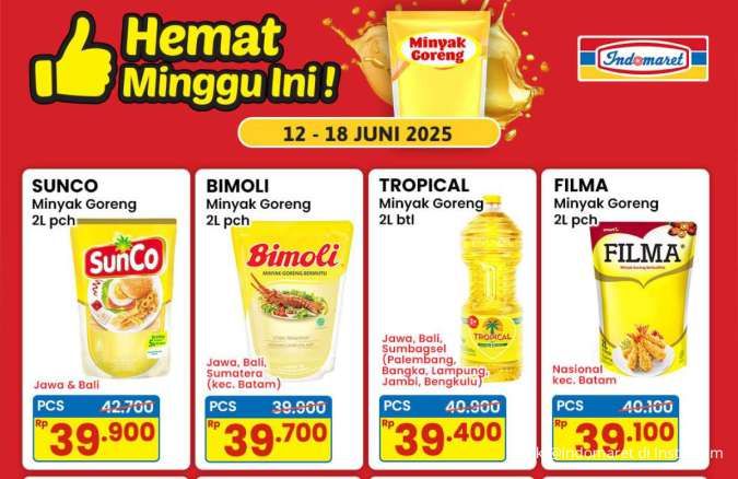 Promo Minyak Goreng Weekday Terbaru Juni 2025, Harga Hemat di Alfamart & Indomaret