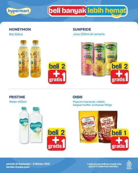 Promo Hypermart Beli Banyak Lebih Hemat Periode 26 September-2 Oktober 2025
