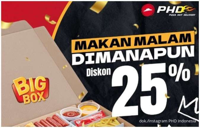 Promo PHD Khusus Jumat - Minggu, Beli Menu Big Box Diskon 25% hingga 6 April 2025