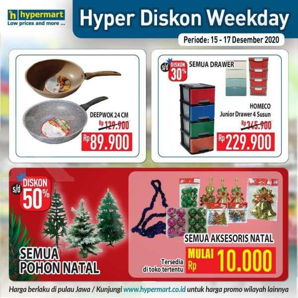 Promo Hypermart weekday 15-17 Desember 2020 