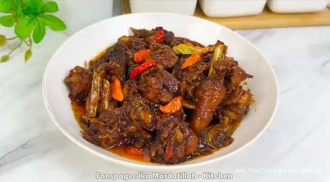 Resep Ayam Gongso Kecap Bumbu Medok yang Nikmat, Bikin Nambah Nasi