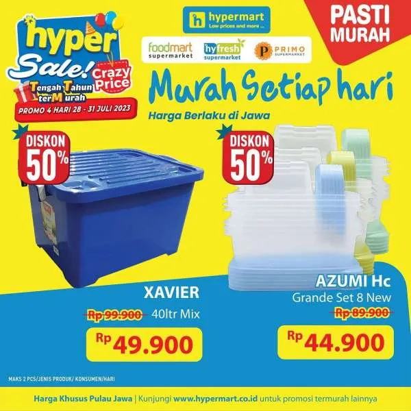 Katalog Harga Promo JSM Hypermart Terbaru 28-31 Juli 2023