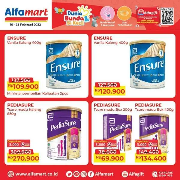 Promo Alfamart Dunia Bunda & Si Kecil Periode 16-28 Februari 2022