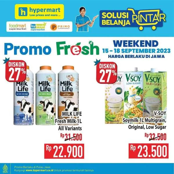 Promo Hypermart Hyper Diskon Weekend Periode 15-18 September 2023