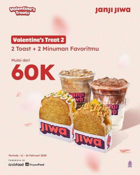 Promo Valentine di Janji Jiwa 11-16 Februari 2025