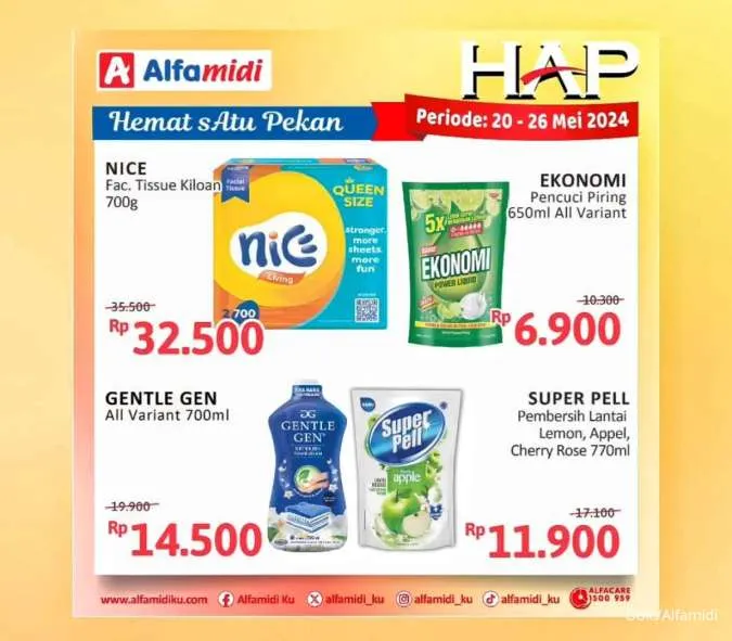 Promo Alfamidi Hemat Satu Pekan Periode 20-26 Mei 2024