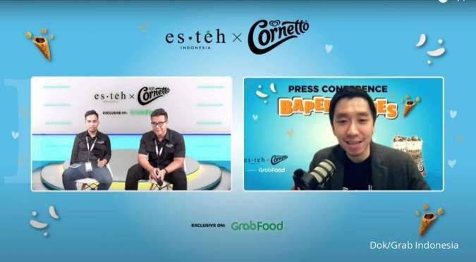 Eksklusif di GrabFood, Es Teh Indonesia dan Cornetto Hadirkan Sensasi Baper melalui Dua Menu Istimewa