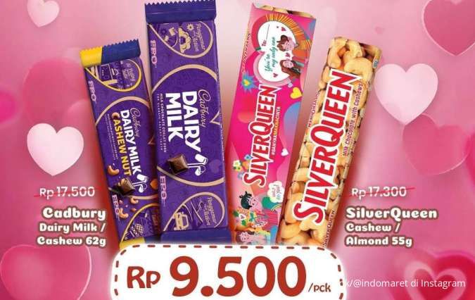 Promo Indomaret Valentine's Day Mulai Hari Ini 6 Februari 2025, Ada Promo SilverQueen