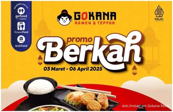 Gokana Promo Berkah 3 Maret - 6 April, Ada 3 Paket Hemat Mulai Rp 50.000/Orang