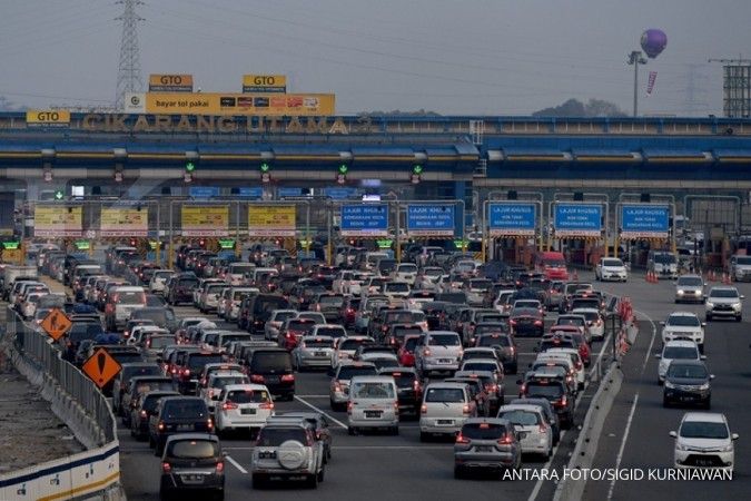 Libur Tahun Baru, 286.000 Kendaraan lewat Gerbang Tol Cikarang Utama