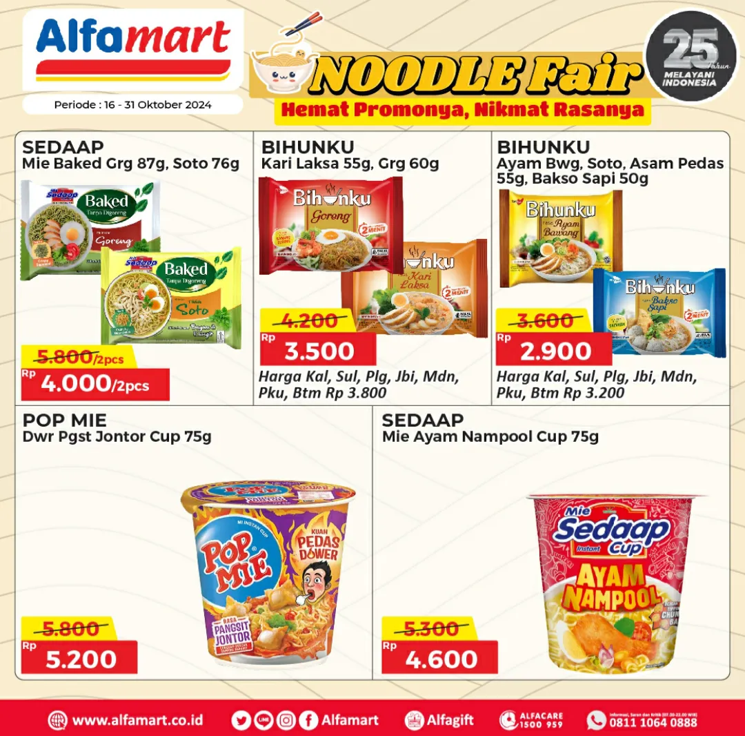 Promo Alfamart 16-31 Oktober 2024 Gratis Mie 1