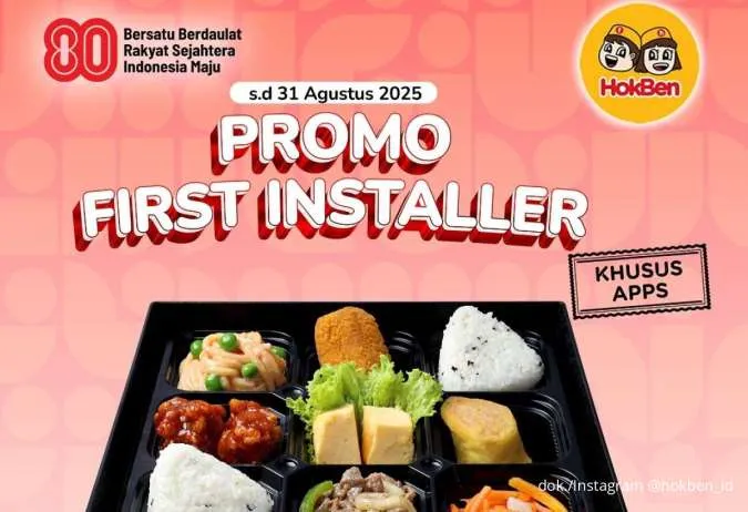 Promo HokBen Khusus Pengguna Apps Agustus 2025, Bisa Dapat Irodori Bento Gratis