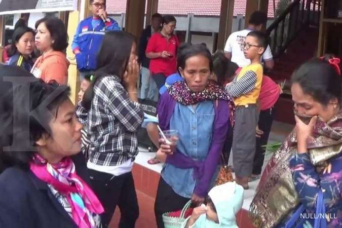 Sebanyak 153 warga Toraja yang mengungsi dari Wamena tiba di Toraja Utara