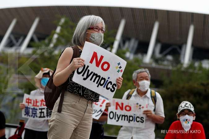Cemas lonjakan kasus corona, sebagian warga Jepang minta Olimpiade Tokyo dibatalkan