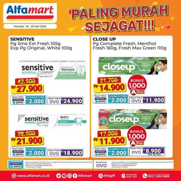 Promo Alfamart Paling Murah Sejagat Periode 16-23 Mei 2024