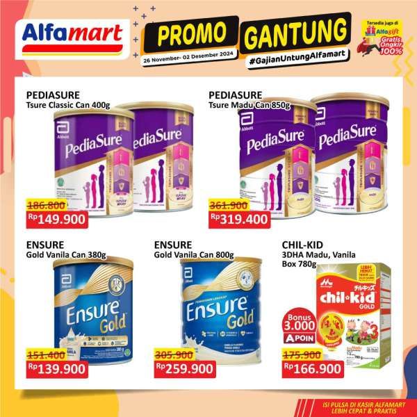 Promo Alfamart Gantung 26 November-2 Desember 2024