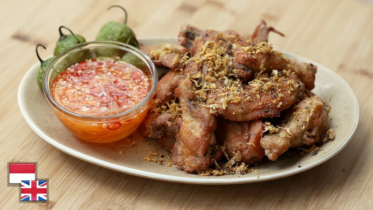 Garlic Pepper Wings Saus Vietnam