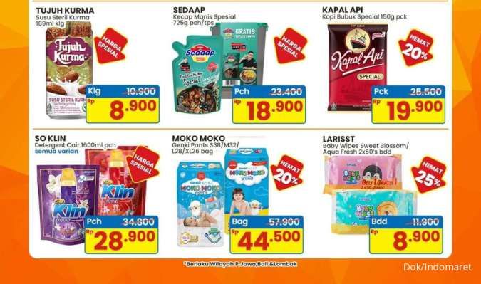 Promo Indomaret Weekend 18-21 Desember 2025, Kecap & Deterjen Harga Spesial