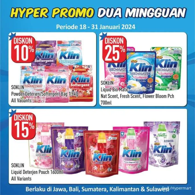 Promo Hypermart Dua Mingguan Periode 18-31 Januari 2024