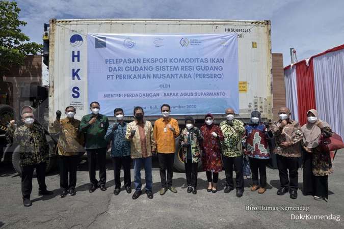Kementerian Perdagangan Bersama Kementerian Kelautan dan Perikanan (KKP) Lepas Ekspor Ikan Tuna ke Korea Selatan