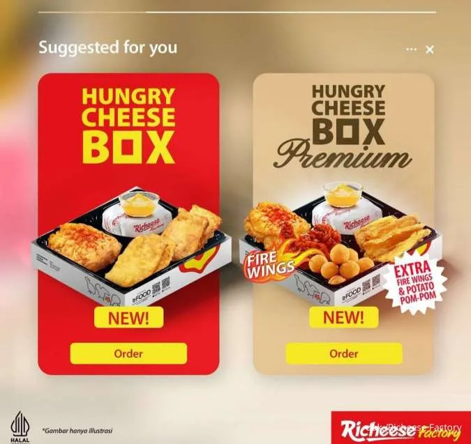 Promo Richeese Factory Paket Hungry Cheese Box 