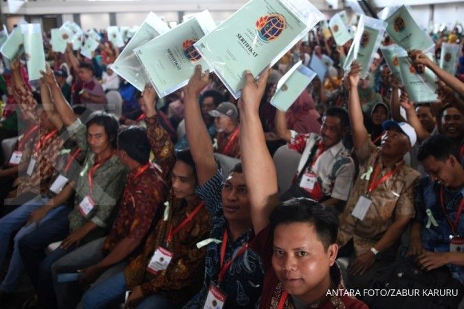 Jokowi bagikan 7.000 sertifikat tanah untuk warga Bogor