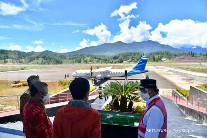 Jokowi resmikan Bandara Pantar, bangun konektivitas di wilayah terluar NTT