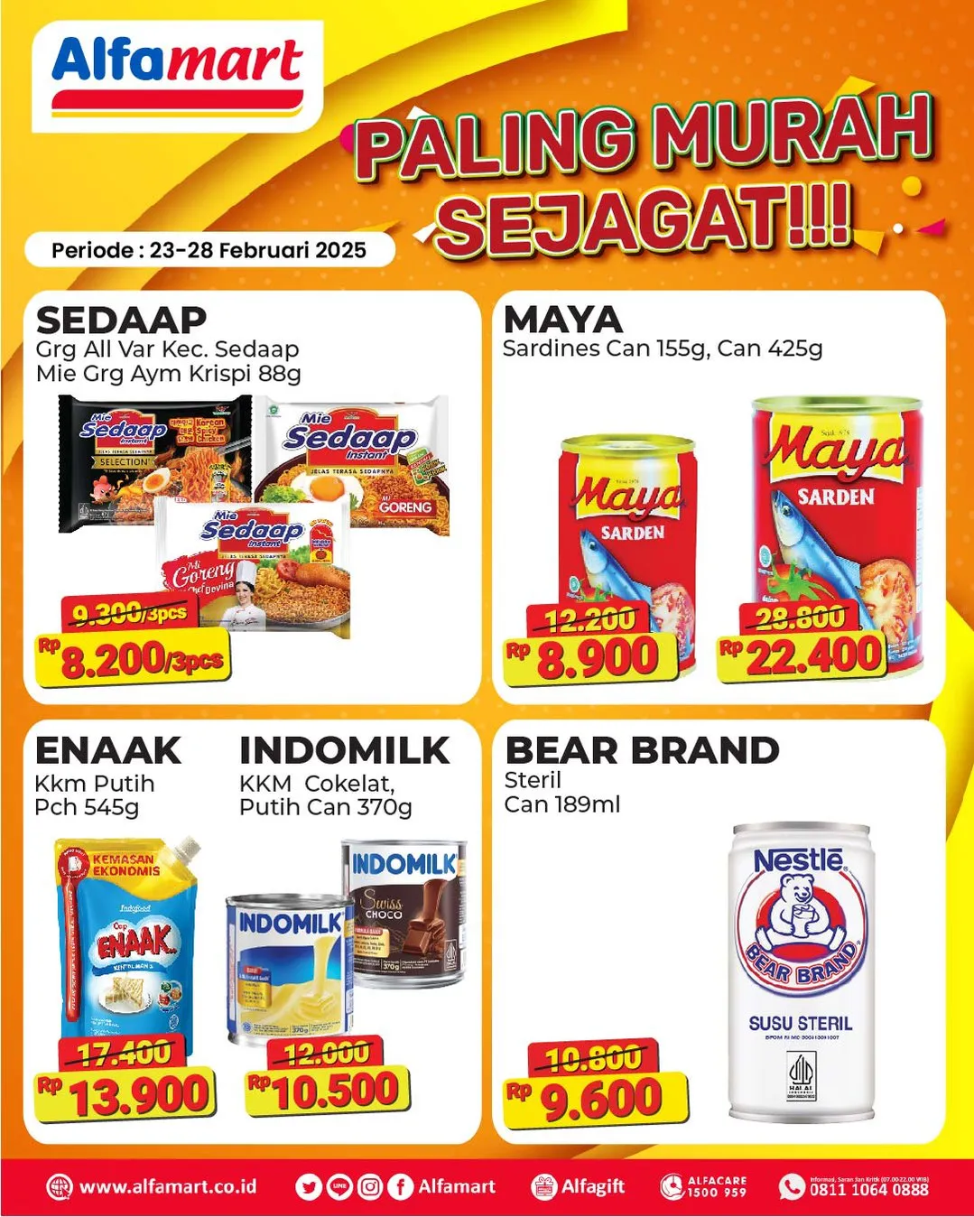 Promo Alfamart Paling Murah Sejagat Periode 23-28 Februari 2025