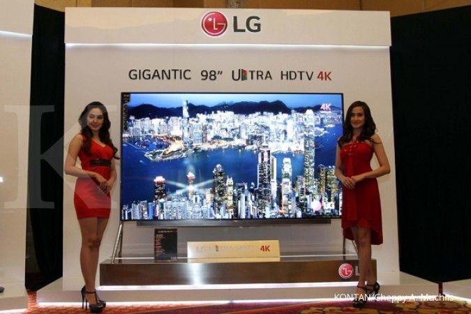 LG menjajakan televisi seharga mobil sport