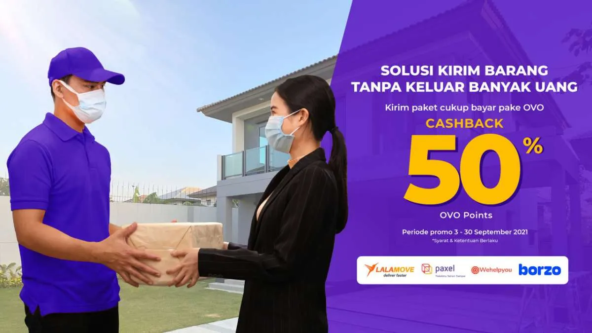 Transaksi logistik OVO meningkat hampir 40%