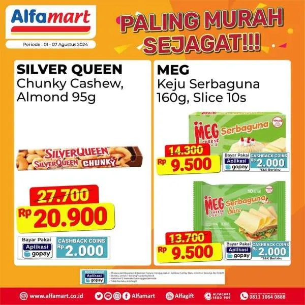 Promo Alfamart Paling Murah Sejagat Periode 1-7 Agustus 2024