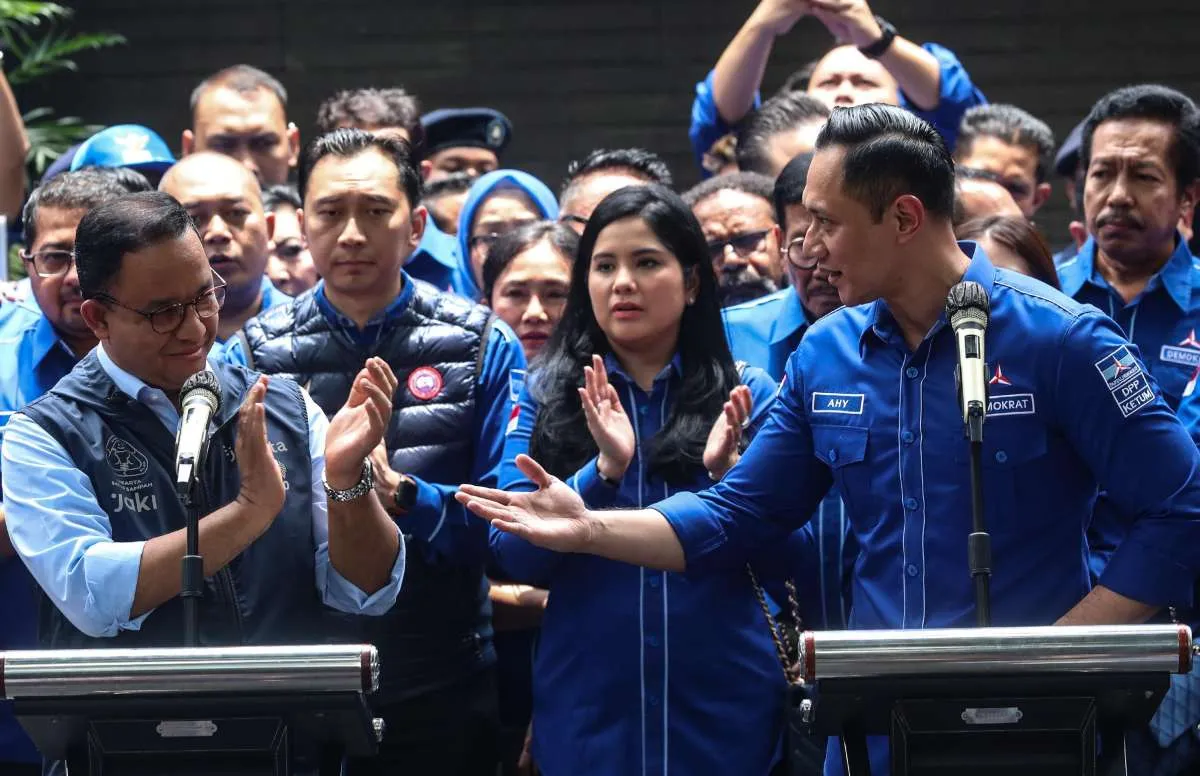 Anies Baswedan dan AHY Kembali Pamer Kedekatan Dibuka Puasa Nasdem