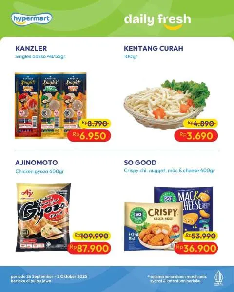 Promo JSM Hypermart Hyper Diskon Weekend Periode 26-29 September 2025