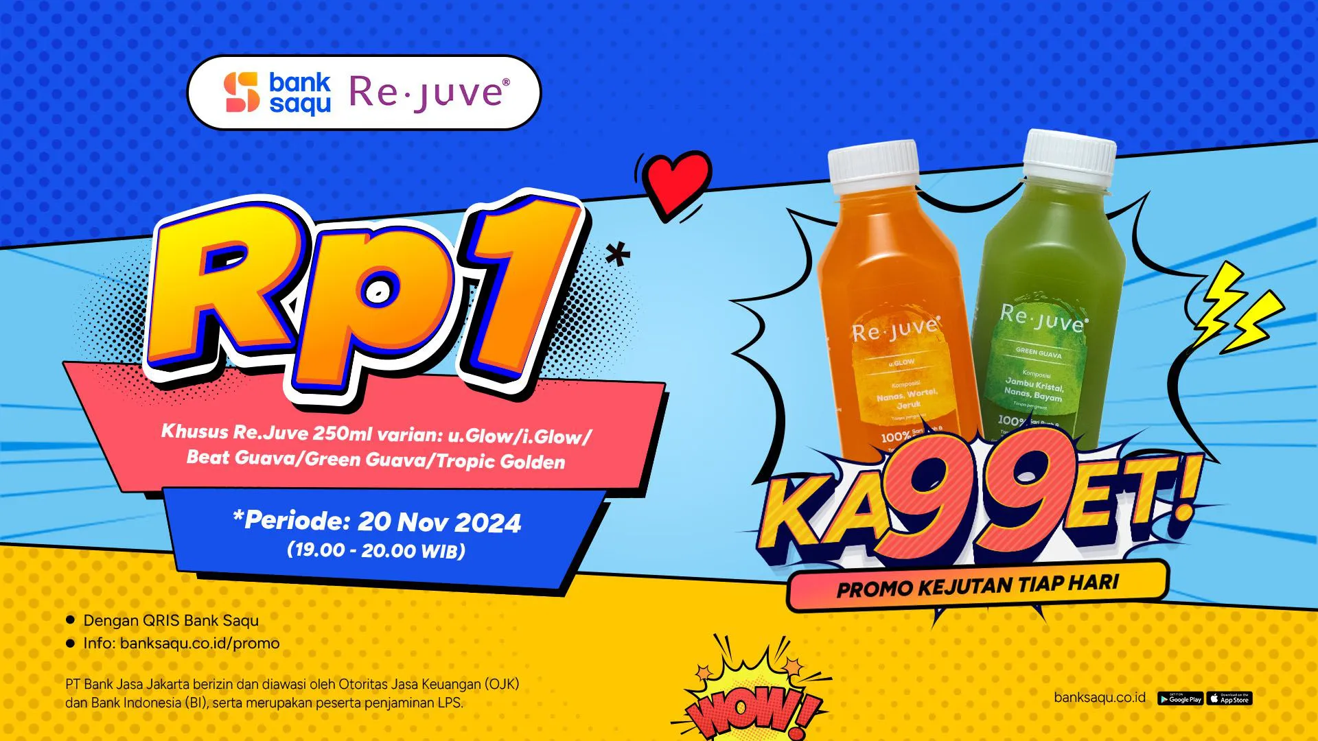 Promo Anniversary Bank Saqu x ReJuve