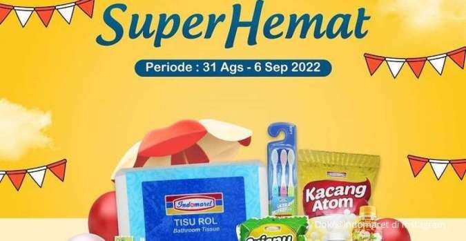 Promo Indomaret Super Hemat Mingguan Terbaru di Bulan September 2022, Jangan Lewatkan